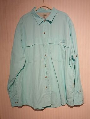 G.H. Bass & Co. Men's Light Aqua Shirt Jacket
